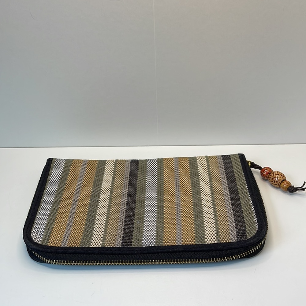 Striped Clutch 9” X 5.5”